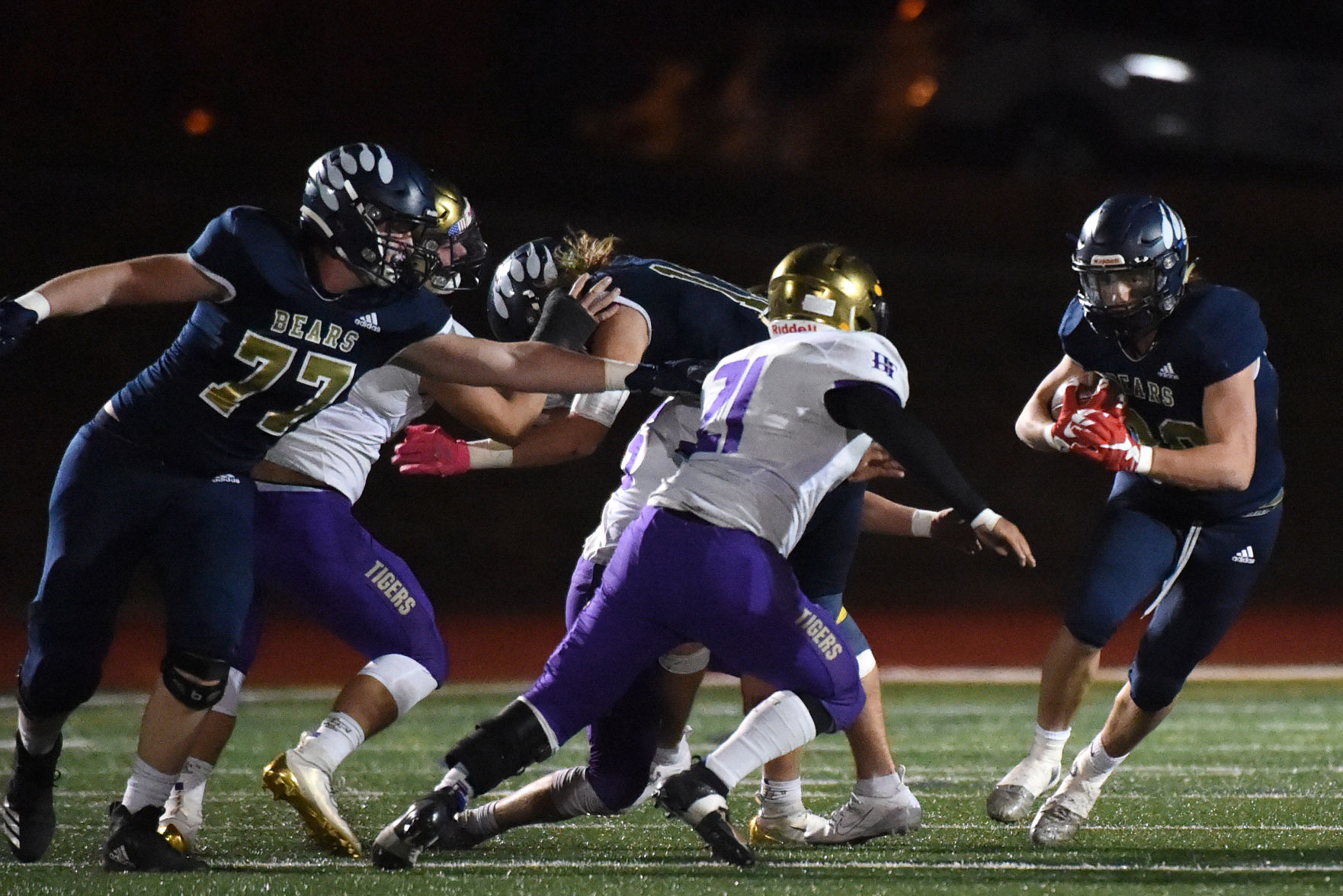 PHOTOS: Palmer Ridge Bears (63) Holy Family Tigers (7)